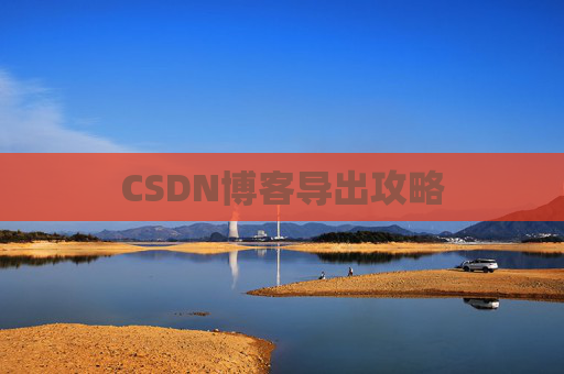 CSDN博客导出攻略